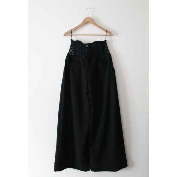 PatBO Corset Waist Crepe Pant Black Size US 8 Fall 2022 - Picture 4 of 8